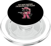 Funny Menopause hot flash relief midlife crisis PopSockets PopGrip for MagSafe