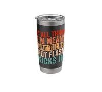Funny Menopause hot Flash Relief Midlife Crisis Stainless Steel Insulated Tumbler