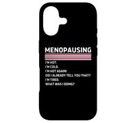 Funny Menopause Humor Menopausing I'm Hot Case for iPhone 17