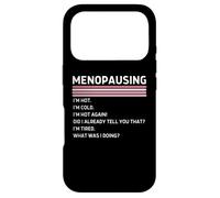 Funny Menopause Humor Menopausing I'm Hot Case for iPhone 17 Pro