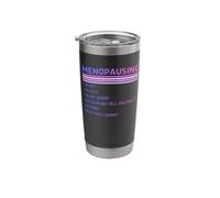 Funny Menopause Humor Menopausing I'm Hot Stainless Steel Insulated Tumbler