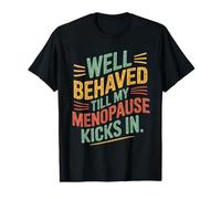 Funny Menopause Survived hot Flash Relief Midlife Crisis Value Graphic T-Shirt