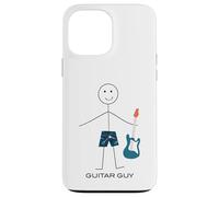 Funny Mens Bass Guitar Guy Boy Guitar Player Case for iPhone 13 Pro Max