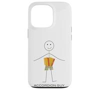 Funny Mens Button Accordion, Boy Accordion Player Musician Case for iPhone 13 Pro