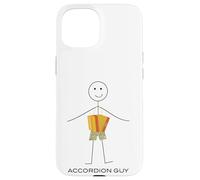 Funny Mens Button Accordion, Boy Accordion Player Musician Case for iPhone 15