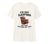 Funny Mens Humor Daddy I'm Not Sleeping I'm Resting My Eyes Premium T-Shirt