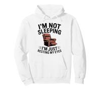 Funny Mens Humor Daddy I'm Not Sleeping I'm Resting My Eyes Pullover Hoodie