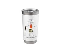 Funny Mens Hunting Guy Hunter Stainless Steel Insulated Tumbler
