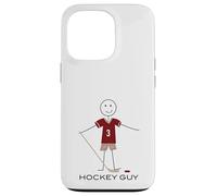 Funny Mens Ice Hockey Guy Boys Hockey Case for iPhone 13 Pro