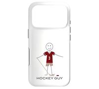 Funny Mens Ice Hockey Guy Boys Hockey Case for iPhone 17 Pro