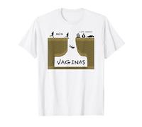 Funny Men's Life Goals Vaginas Money Cars Work Gag Gift T-Shirt