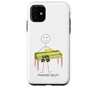 Funny Mens Piano Guy, Boy Piano Player Case for iPhone 11