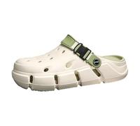 Funny Mens Summer Slippers,Arch Support Sliders Foam,Hole Shoes Half Toe Breathable Baotou Drag Outside Wear Beach Shoes Sandals Sandals Drag Slider Green