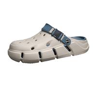 Funny Mens Summer Slippers,Arch Support Sliders Foam,Hole Shoes Half Toe Breathable Baotou Drag Outside Wear Beach Shoes Sandals Sandals Drag Slider Blue