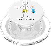 Funny Mens Violin Goy, Boy Violin Player Musician PopSockets PopGrip for MagSafe