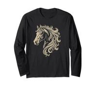 Funny Mens Womens Horse 2025 Shirt Horses Lovers Gift Design Long Sleeve T-Shirt