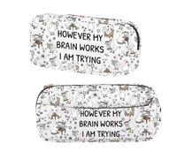 Funny Mental Health Awareness Pencil Pouch ADHD Silly Goose Pencil Case