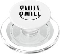 Funny Mental Health Smile Just for Today PopSockets PopGrip for MagSafe