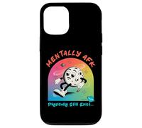 Funny Mentally AFK Physically Still Exist Unfortunately Moon Case for iPhone 12/12 Pro