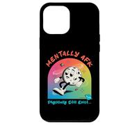 Funny Mentally AFK Physically Still Exist Unfortunately Moon Case for iPhone 12 Pro Max