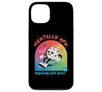 Funny Mentally AFK Physically Still Exist Unfortunately Moon Case for iPhone 13