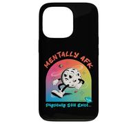 Funny Mentally AFK Physically Still Exist Unfortunately Moon Case for iPhone 13 Pro