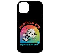 Funny Mentally AFK Physically Still Exist Unfortunately Moon Case for iPhone 14 Plus