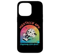 Funny Mentally AFK Physically Still Exist Unfortunately Moon Case for iPhone 14 Pro Max