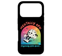 Funny Mentally AFK Physically Still Exist Unfortunately Moon Case for iPhone 17 Pro