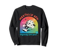 Funny Mentally AFK Physically Still Exist Unfortunately Moon Sweatshirt