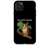 Funny meowl Meme, cat owl Meme brainrot gen Alpha Case for iPhone 11 Pro Max