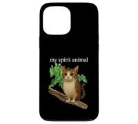 Funny meowl Meme, cat owl Meme brainrot gen Alpha Case for iPhone 13 Pro Max