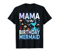 Funny Mermaid Mama Of The Birthday Magical Fairy Teen Girl T-Shirt