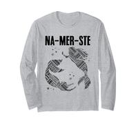 Funny Mermaid Meditation Namerste for Reiki Masters Long Sleeve T-Shirt