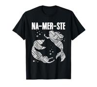 Funny Mermaid Meditation Namerste for Reiki Masters T-Shirt