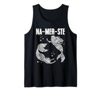Funny Mermaid Meditation Namerste for Reiki Masters Tank Top