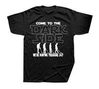 Funny Metal Detecting Detector T Shirts Graphic Cotton Streetwear Short Sleeve Birthday Gifts Summer Style T-Shirt Mens Clothing Black L