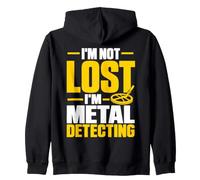 Funny Metal Detecting Treasure Detectorist Zip Hoodie