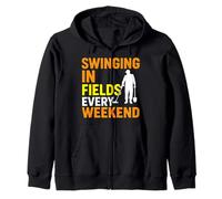 Funny Metal Detector Detecting Gift Present Zip Hoodie