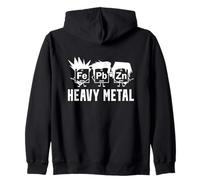 Funny metal Elements metal Music Metal Fan Zip Hoodie
