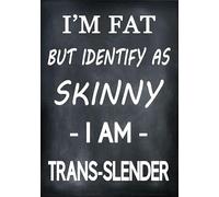 Funny Metal Sign Trans-slender Identify Wall Plaque Home Man Cave Bar Shed Pub (Aluminium A3 (400x290mm) Approx)