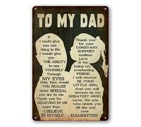 Funny Metal Tin Sign Dad Birthday Gifts From Daughter To My DadIf I Could Give You One Thing In Life Dad Gift Garage Signs Dad Things To My Father Wall Decor 12x8 inch