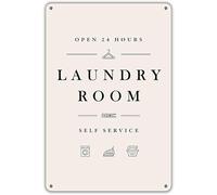 Funny Metal Tin Sign Wall Decor for Home Laundry Room Gifts