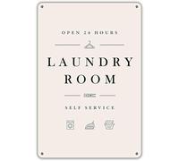 Funny Metal Tin Sign Wall Decor for Home Laundry Room Gifts