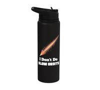 Funny Meteor Quote astronomist Stars Stargazing Space Lover Stainless Steel Insulated Water Bottle