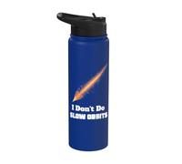 Funny Meteor Quote astronomist Stars Stargazing Space Lover Stainless Steel Insulated Water Bottle
