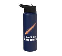 Funny Meteor Quote astronomist Stars Stargazing Space Lover Stainless Steel Insulated Water Bottle