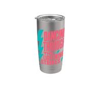 Funny Meteorologist Dancing Through The Lightning Strikes Stainless Steel Insulated Tumbler