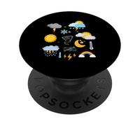 Funny Meteorologist Forecast Weatherman Weather PopSockets Adhesive PopGrip