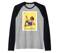 Funny Mexican 24th Birthday Girl Design - La Cumpleañera Raglan Baseball Tee